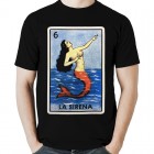La Sirena (Mermaid) Loteria Mens T-Shirt Wholesale